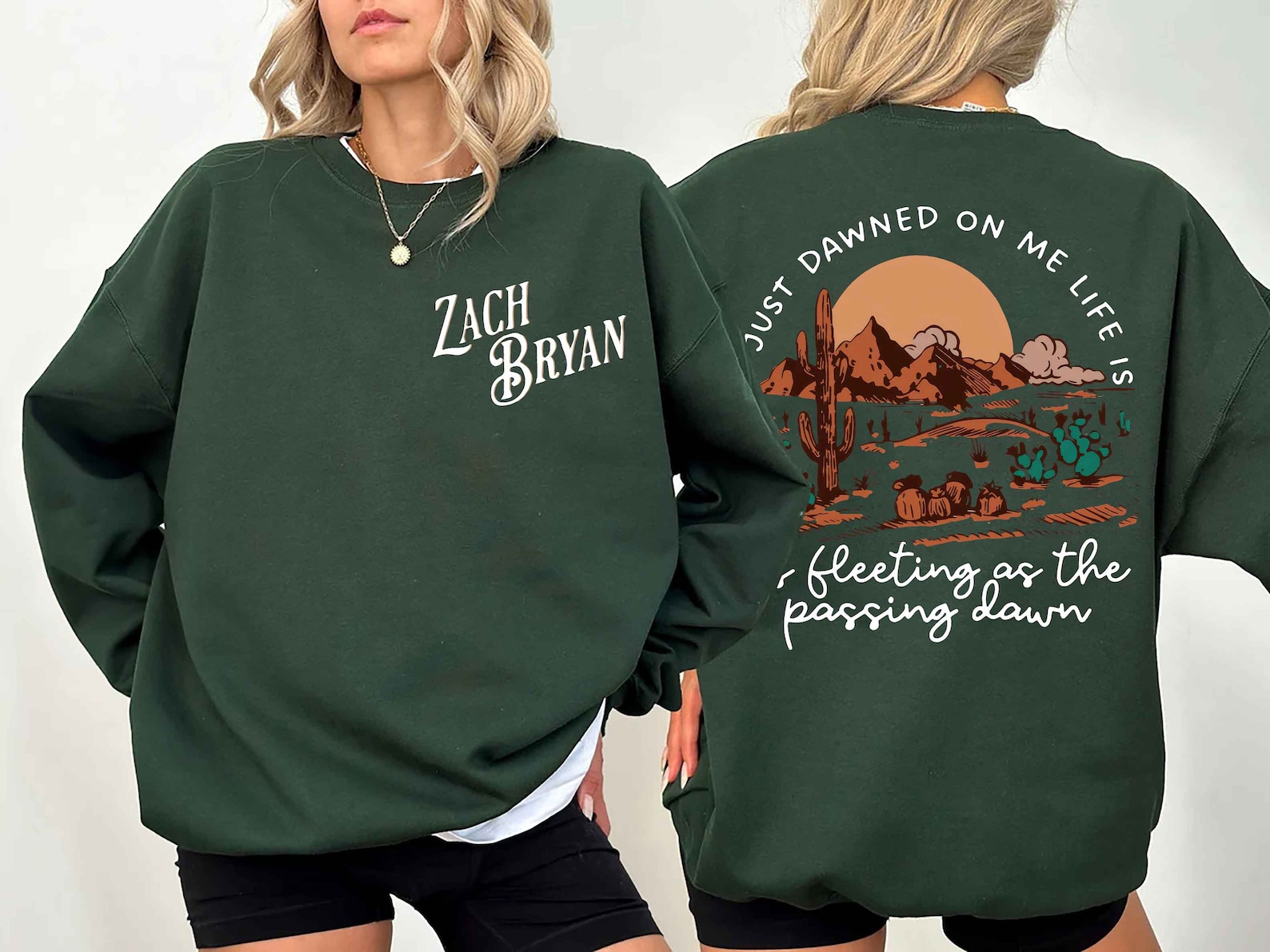 It Just Dawned On Me Zach bryan Sweatshirt2