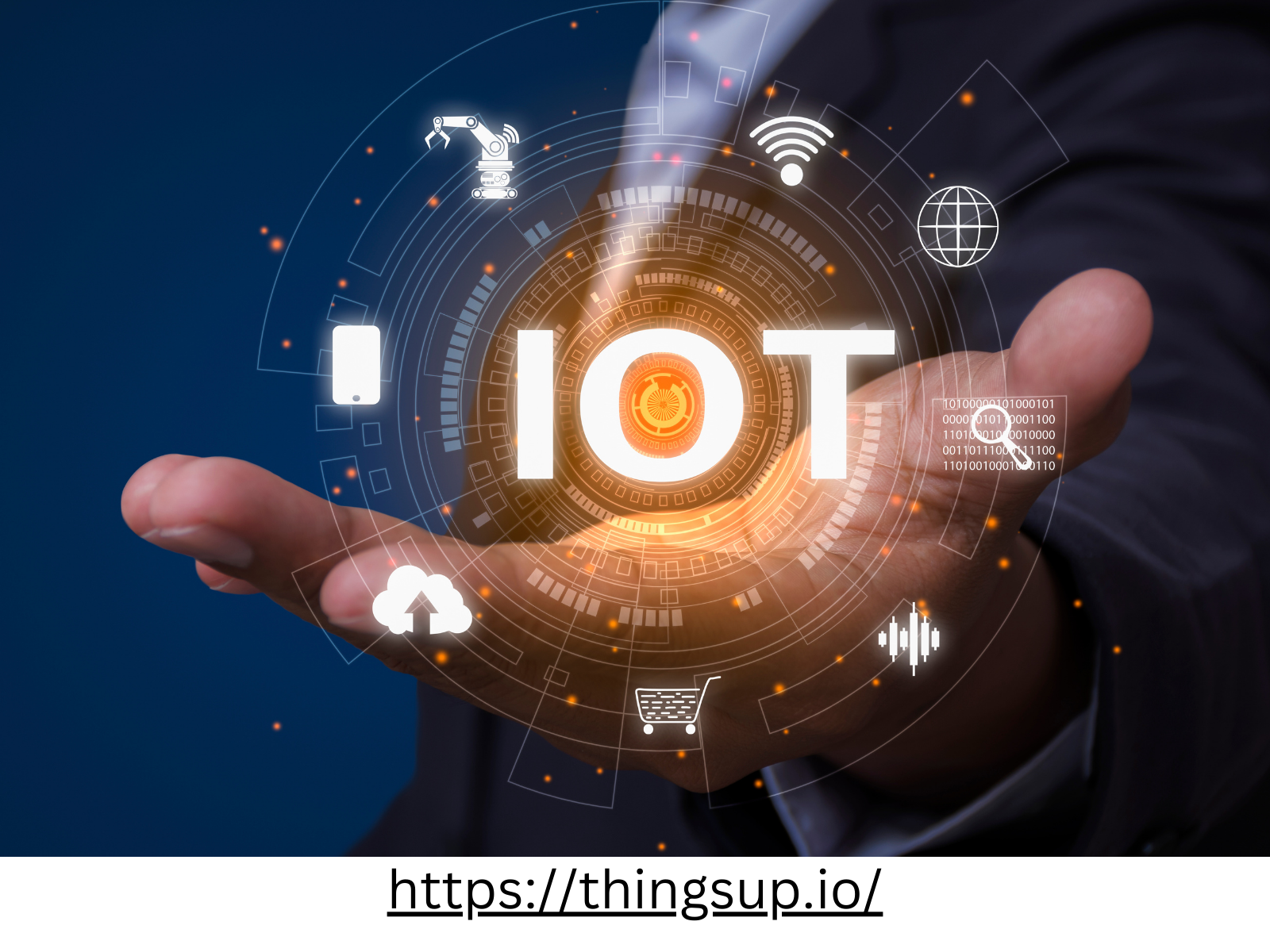 How do you send data to an IoT platform?