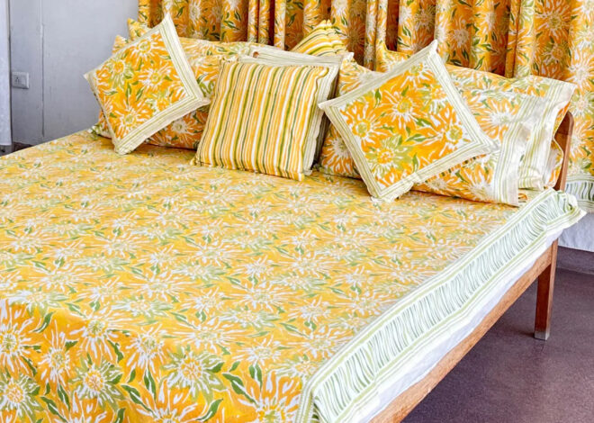 Elevate Your Bedroom with Hand Block Printed Bedsheets