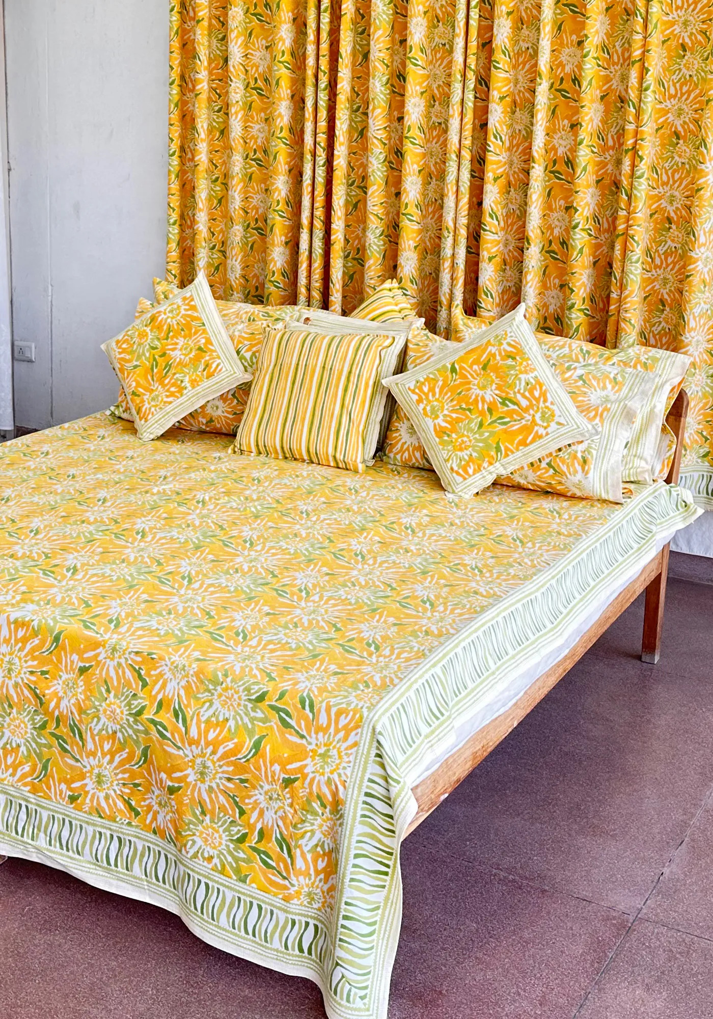 Elevate Your Bedroom with Hand Block Printed Bedsheets