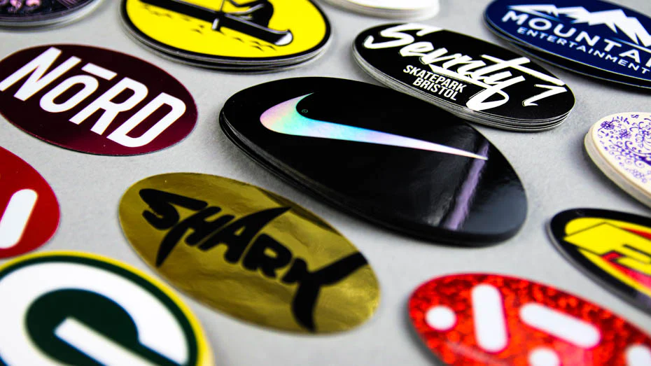 Custom Oval Decals: Versatile Choice for Branding