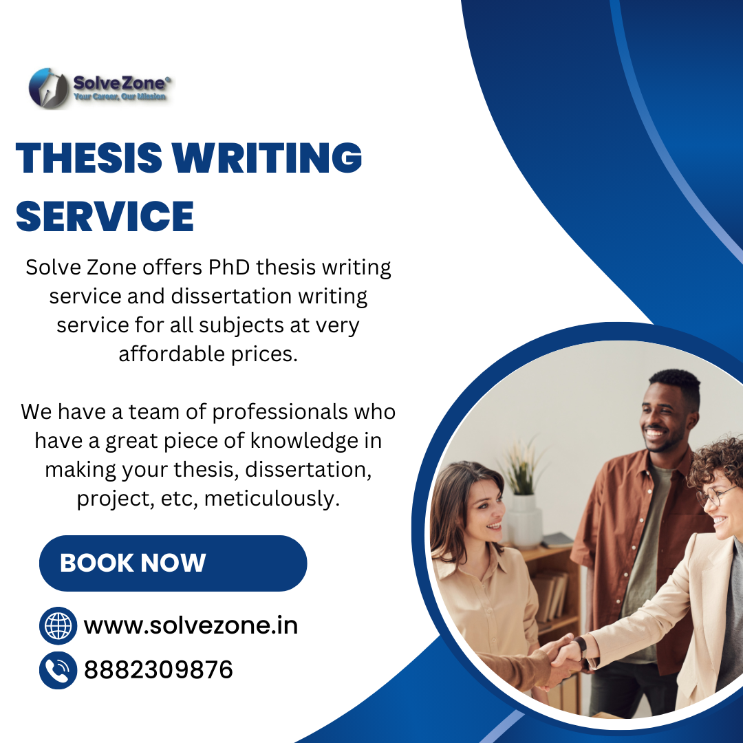 Best PhD Thesis Writing Services in India – Solve Zone (2025)