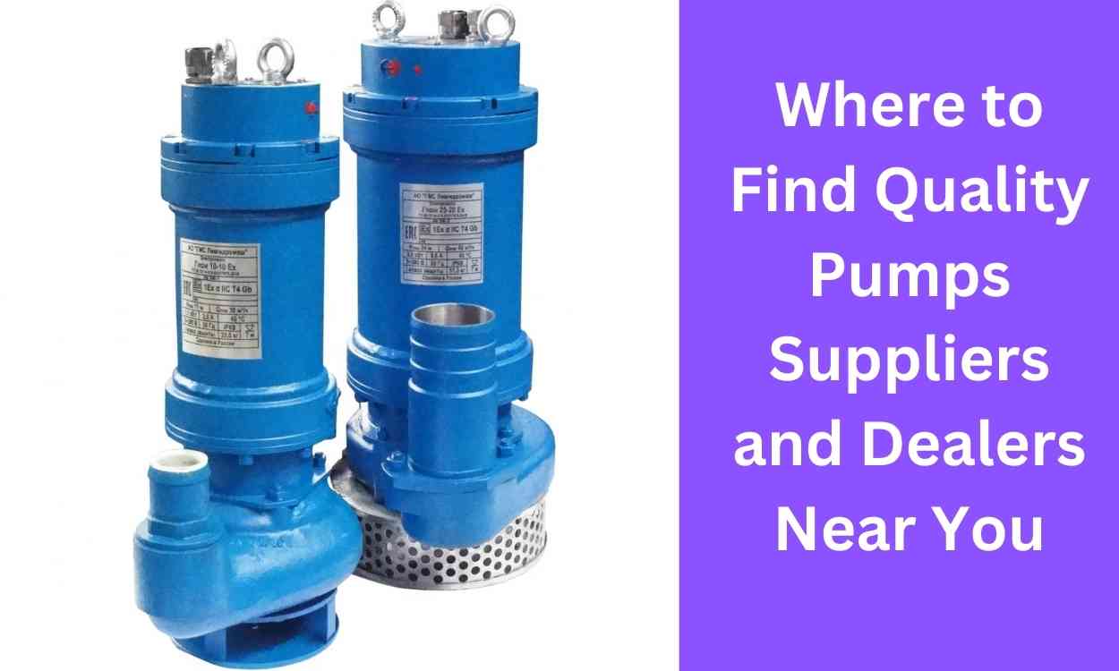 Where to Find Quality Pumps Suppliers and Dealers Near You