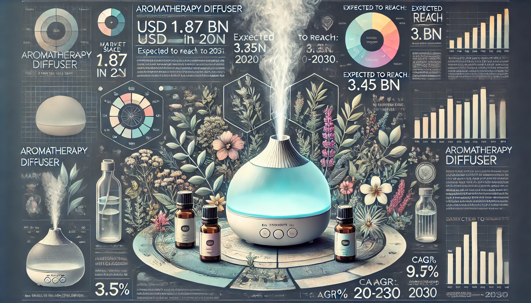 Aromatherapy Diffuser Market Study, Magnitude, Major Catalysts, and Expected Changes